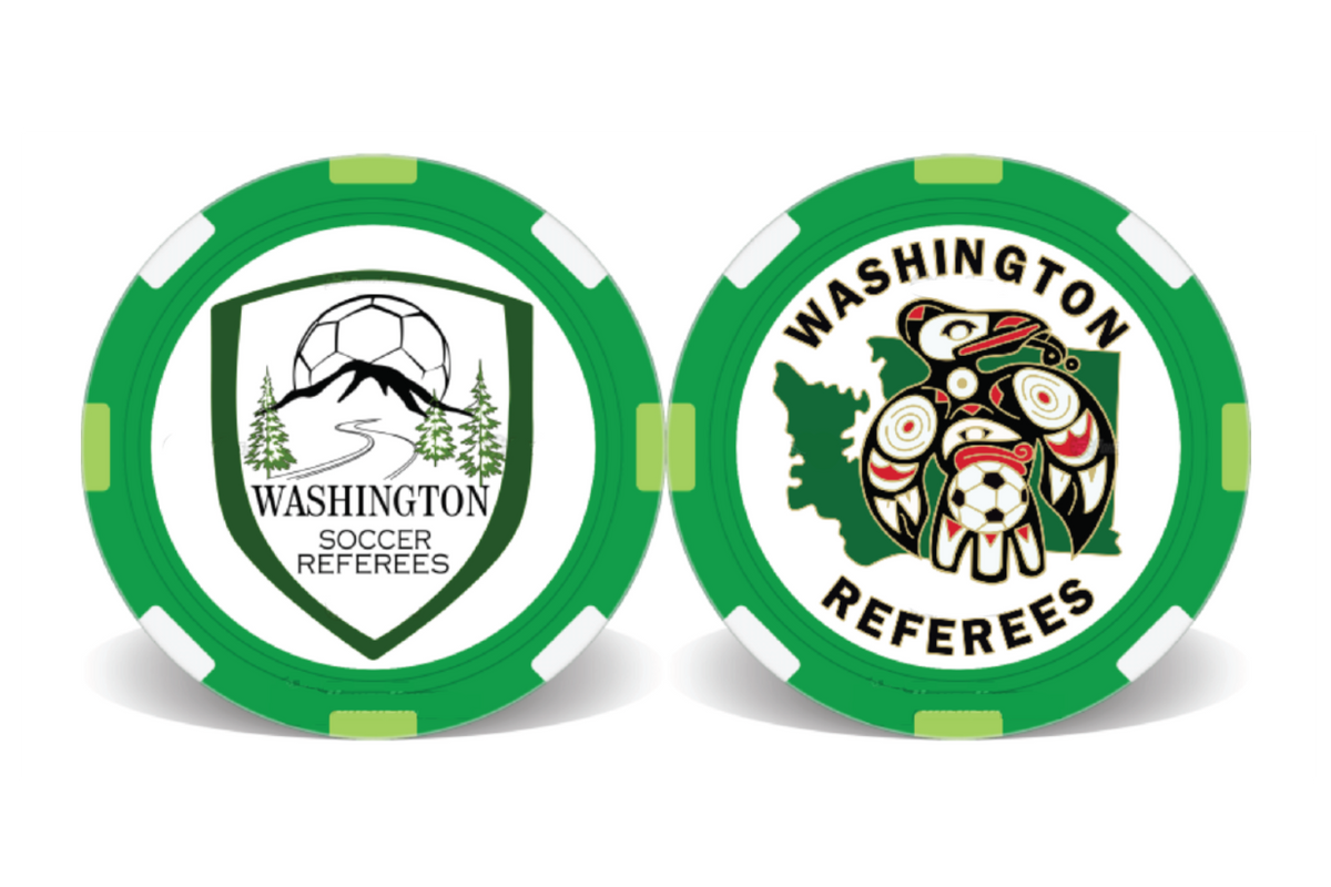Totem Poker Chip Flipping Coin (Green)