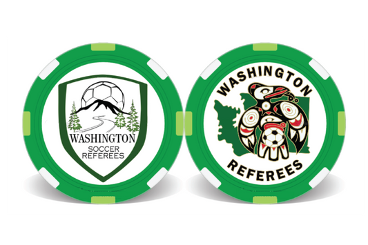 Totem Poker Chip Flipping Coin (Green)